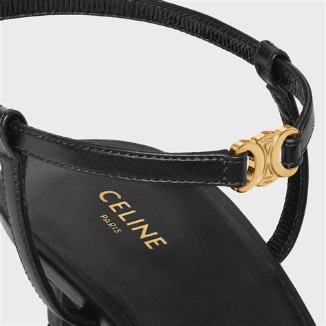 CELINE KITTEN WITH STRAP TRIOMPHE IN GOATSKIN, .